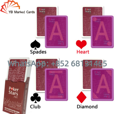 Αόρατος χαρακτηρισμένος φακός προοπτικής πόκερ καρτών φακών επαφής εξαπάτησης πόκερ