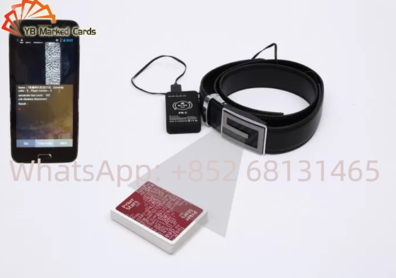 Δυναμική πόκερ εξαπάτησης ανιχνευτική κάμερα ζωνών CVK 500 δέρματος συσκευών μαύρη