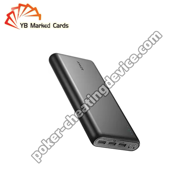 Η κάμερα Power Bank Poker εστιάζει στον HD φακό για δυναμικές καρτ.