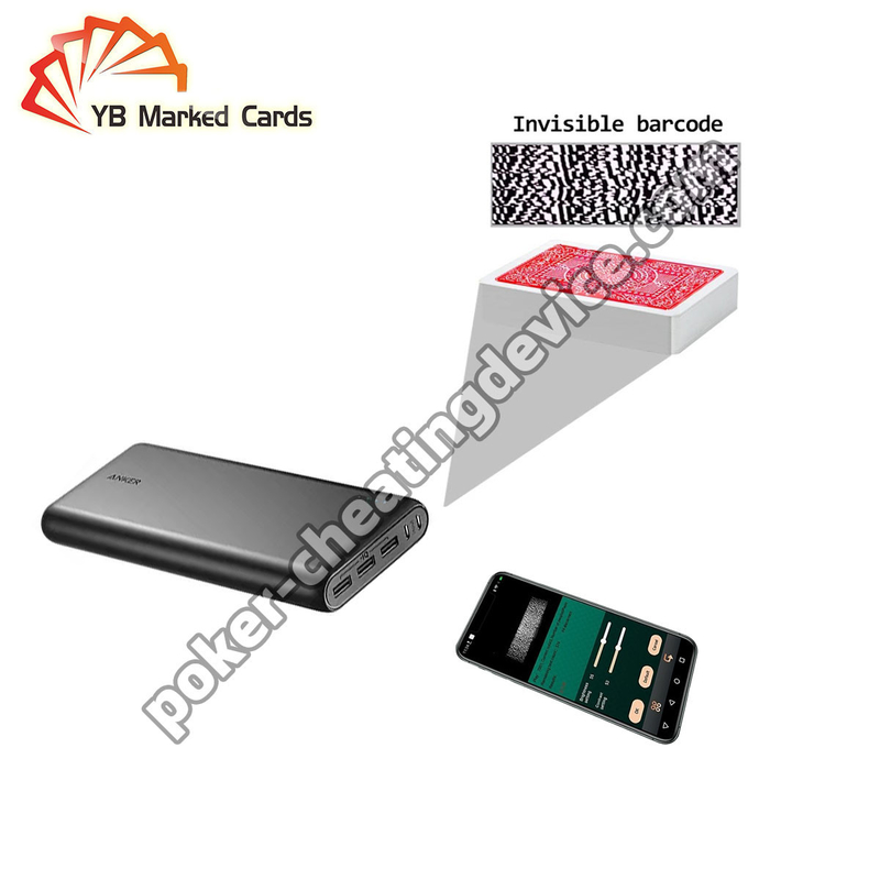 Η κάμερα Power Bank Poker εστιάζει στον HD φακό για δυναμικές καρτ.