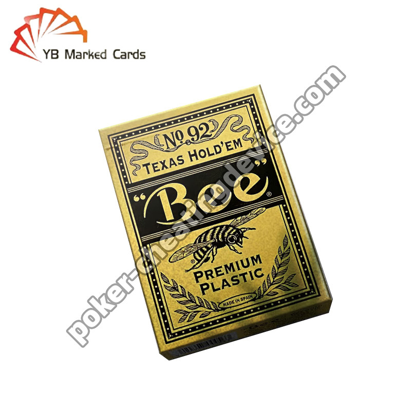 Bee Entertainment Ειδικές Σημαντικές Βαρκοδίκες πλαστικές Texas Hold'em Μεγάλες ευρείες κάρτες