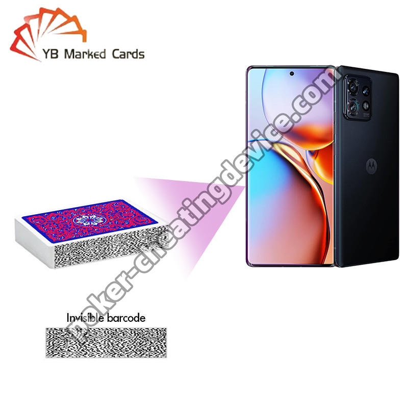 CVK 400 Motorola Edge+ Phone Poker Analyzer για καρτ-παίχνες με σήμανση γραμμικού κωδικού