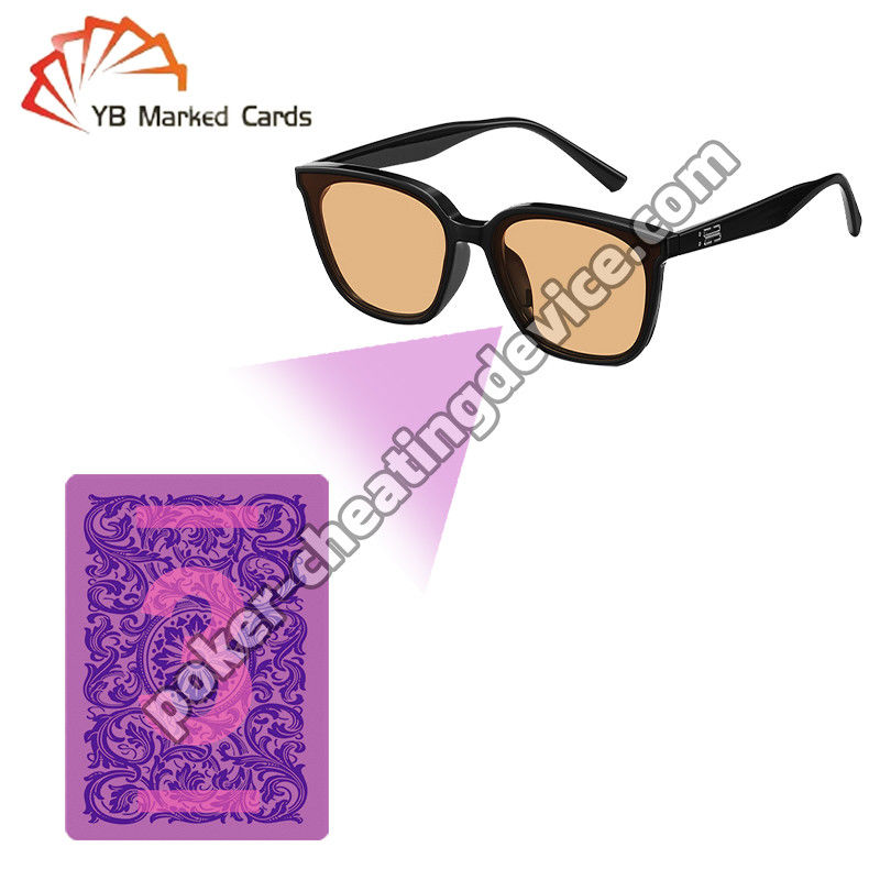 Ανοίξτε το κρυμμένο στρώμα πληροφοριών μέσα στο παιχνίδι υπέρυθρα γυαλιά για σημαδεμένες κάρτες Στρατηγική ενδυνάμωση