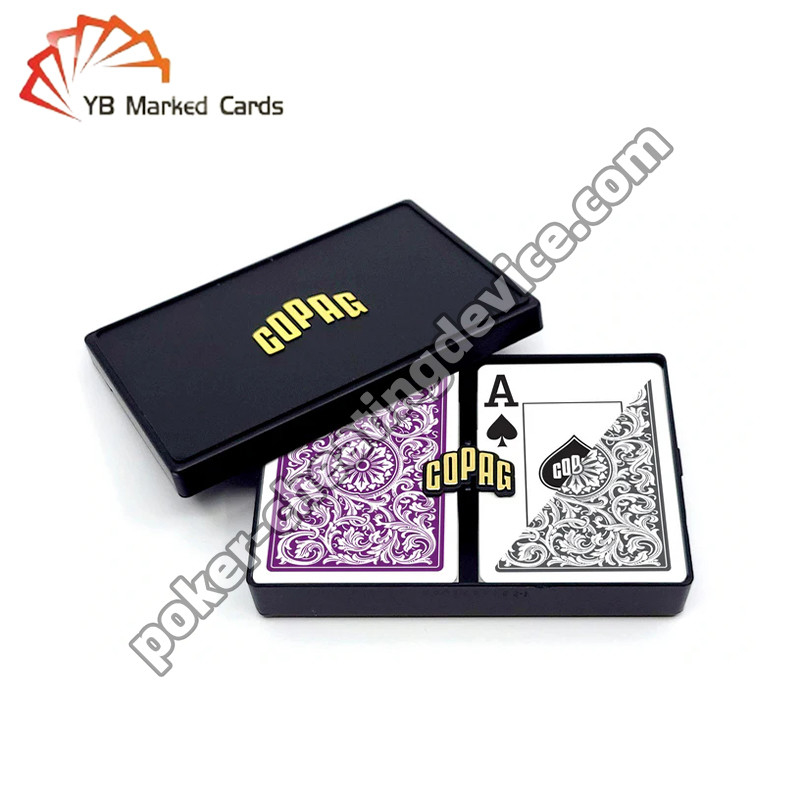 Copag 1546 Barcode Side Σημαντικές κάρτες Jumbo Index Πιόλε / Γκρι Διπλό Deck Set