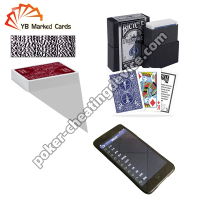 Ποδήλατο Juice Prestige Barcode Σημειωμένες κάρτες Decks για Poker Cheat Υπολογιστής