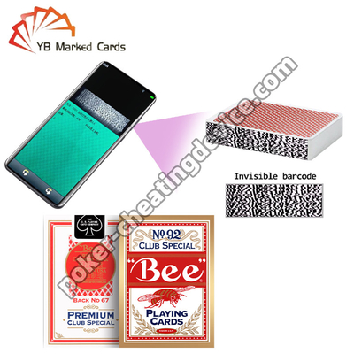 Μπίλα Σημείωση Barcode κάρτες Διασκέδαση Texas Hold'em Wide Cards Αδιάβλητο Κόκκινο