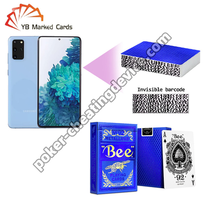 Bee Poker Barcode for Cards Wide Edition Cards Blue Rhythm Χρυσή Σφραγίδα