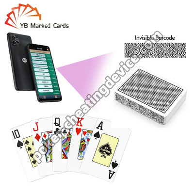 Copag Texas Hold'em 100% πλαστικό αναλυτής πόκερ με σημαδεμένες κάρτες Μαύρο μονό κατάστρωμα