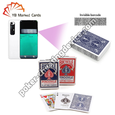 Ποδήλατο Καζίνο Ποιότητα Barcode Decks για το σύστημα αναλυτής πόκερ