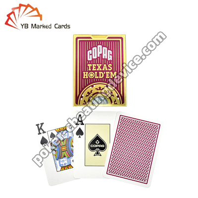 Copag Texas Hold'em Αόρατα υπέρυθρα καρτέλα με σήμανση Κόκκινο μονοπάτι