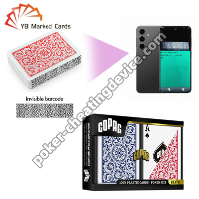 Copag 1546 Πλαστικές Τράπουλες με Σήμανση Barcode Regular Index Double Deck Set
