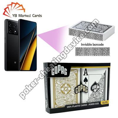 Τράπουλα Copag Legacy Barcode Jumbo Index Μαύρο / Χρυσό Διπλό Σετ