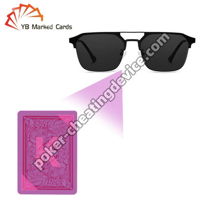 Γυαλιά εξαπάτησης πόκερ με άμεση ανίχνευση, μη ανιχνεύσιμος σχεδιασμός για όλες τις κάρτες με υπέρυθρη σήμανση