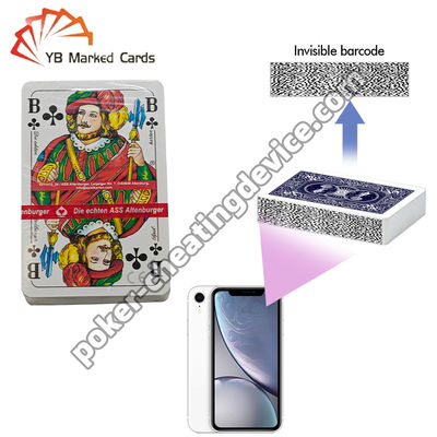 ΑΣΣ Αλτενμπουργκερ Σημειωμένες κάρτες με barcode για τον αναλυτή νικητών πόκερ