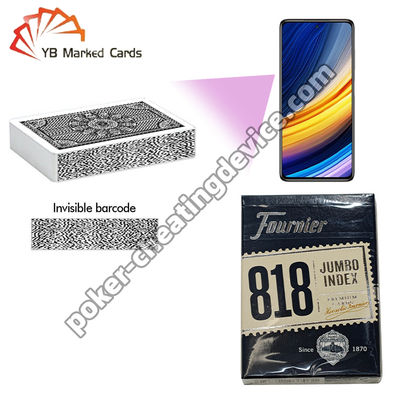 Fournier 818 Barcode Σημειωμένες κάρτες πόκερ για τον αναλυτή κλέψεων πόκερ