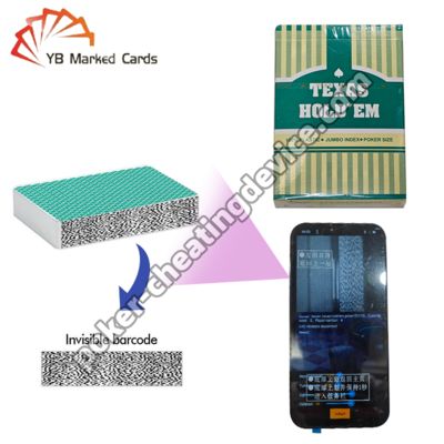 Taide Texas Hold'em Barcode Marking Decks For Poker Analyzer Cheat