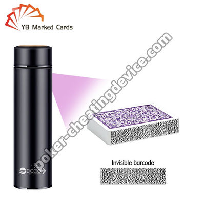 Σκανάρε τράπουλας πόκερ κλέφτης κάρτας για σημειωμένα πακέτα barcode