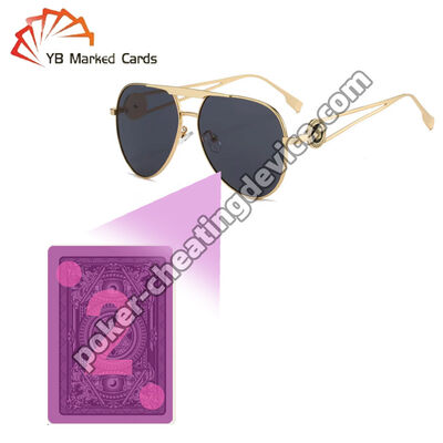 Γυαλιά πόκερ με υπεριώδη προοπτική για κάρτες με υπέρυθρες ενδείξεις