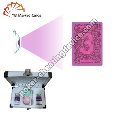 Φακοί επαφής με φωτεινό μελάνι για τραπουλόχαρτα με υπέρυθρες ενδείξεις