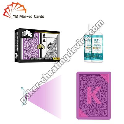 Επαγγελματικοί Φακοί Επαφής Πόκερ για Σήμανση Καρτών με Φωτεινό Μελάνι