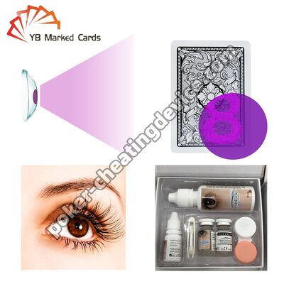 Ακτίνες ακτινοβολίας για να δουν τα καρτ που είναι σημαδεμένα στα χαρτιά