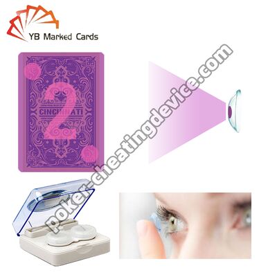 Ετικέτες για τα χαρτιά, φακούς επαφής για να βλέπουν μέσα από τα χαρτιά πόκερ