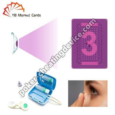 Marked Poker Cards Contact Lenses To See Through Playing Cards